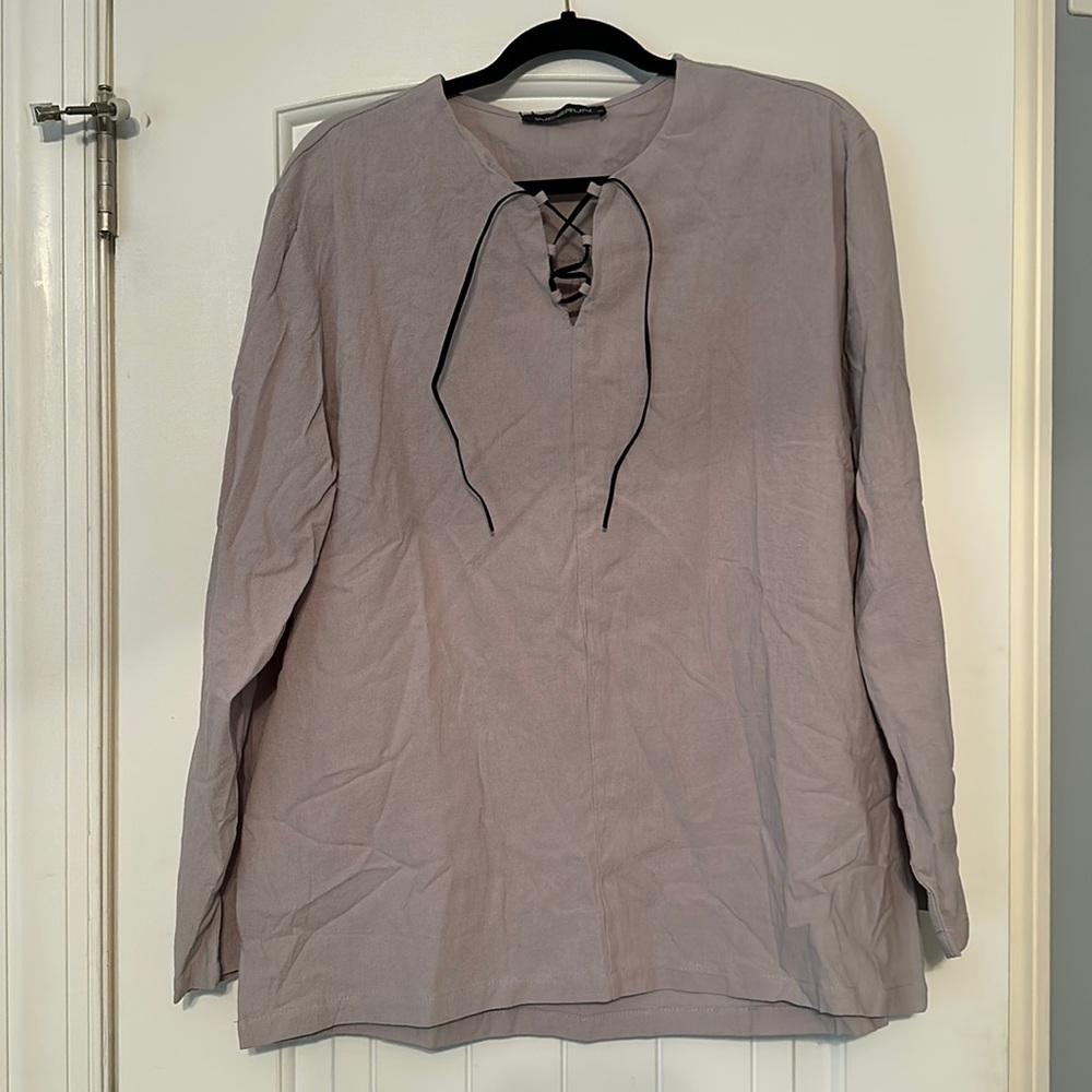 Incerun Men’s casual long sleeve shirt. Size XL